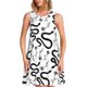 thumbnail image 1 of Balery Hand Drawn Snake Vestidos de verano para mujer con estampado: vestido holgado sin mangas, vestido playero informal y cómodo para días calurosos., 1 of 7