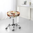 thumbnail image 7 of Naloa Thanksgiving Turkey Round Bar Stool Cushion Cover 12-14 inch, Fits Kitchen, Office, Restaurant Chairs - 13 inch, 7 of 7