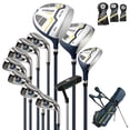 thumbnail image 1 of Costway 12 Pieces Men's Complete Golf Club Set Right Hand 460CC #1 Driver & #3 Fairway, 1 of 10
