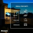 thumbnail image 4 of Bulbrite 812312 30 ft. String Light Kit with Clear Vintage Style S14 Incandescent Light Bulbs, 4 of 7