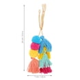 thumbnail image 2 of unbranded Colgante Boho Para Llaveros Con Y Borlas Multicolor Decorativo, 2 of 7