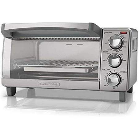 

BLACK+DECKER 4-Slice Toaster Oven with Natural Convection Stainless Steel TO1760SS