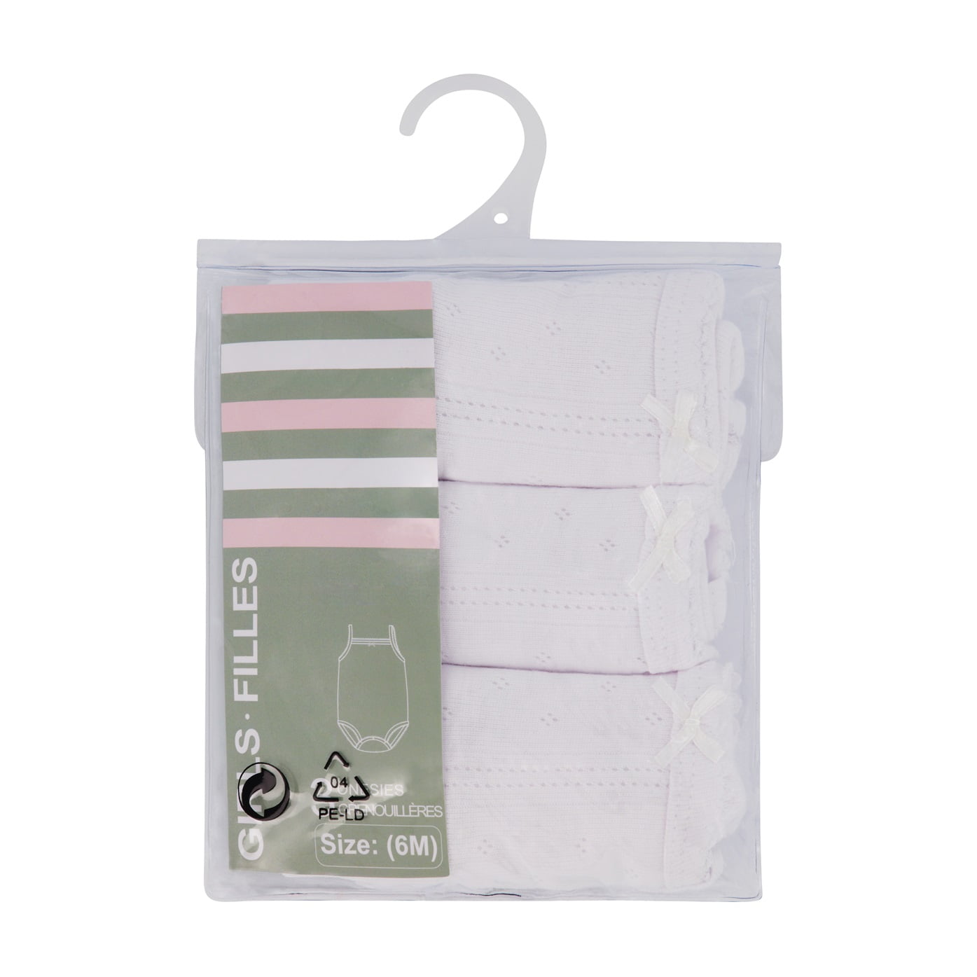 Buyless Fashion Baby Girl White Eyelet Camisole Sleeveless Onesies in Soft Cotton