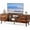 Rust Brown, variant on EDX 55-60Inch TV Stand, Entertainment Center, Mid-Century Modern TV Media Console, Ample Storage Cabinet, Adjustable Wooden TV Table for Living Room or Bedroom, Rust Brown