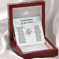 thumbnail image 2 of Loss Of Father Gift - Love Knot Necklace, Father Remembrance, Mourning, Gift For Daughter, Bereavement Keepsake, Grieving, Passing, Sympathy Gift, 2 of 9