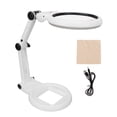 thumbnail image 2 of Loupe de Bureau, Conception à Double Circuit 120mm Conduit Éclairé Loupe 5H Dureté pour la Lecture, 2 of 8