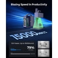 thumbnail image 2 of GWEIKE G2 Pro 30W Fiber Laser Engraver, 15000mm/s Fast Laser Engraver Machine with 3D & Deep Engraving, 150x150mm Working Area, Portable Laser Marking Machine for Jewelry, Metal, Leather, Dog Tags, 2 of 8