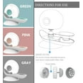 thumbnail image 5 of Pet Life ® 'Auto-Myst' Snail Shaped 2-in-1 Automated Gravity Pet Filtered Water Dispenser and Food Bowl, 5 of 10
