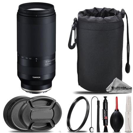 Tamron 70-300mm f/4.5-6.3 Di III RXD Lens for Sony E + UV Filter+ + Hood + Lens Pouch- Basic Kit
