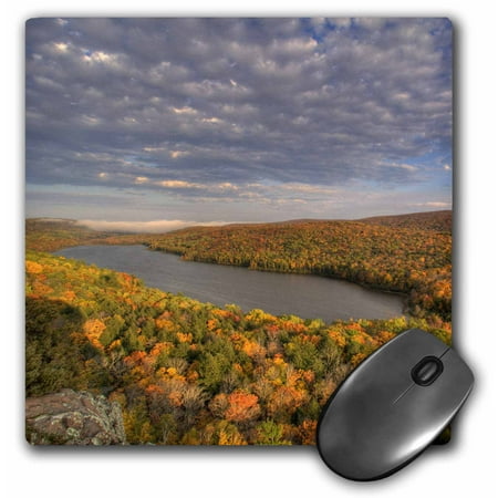 3dRose Lake of the Clouds, Porcupine Mountains, Michigan - US23 CHA0048 - Chuck Haney, Mouse Pad, 8 by 8 inches