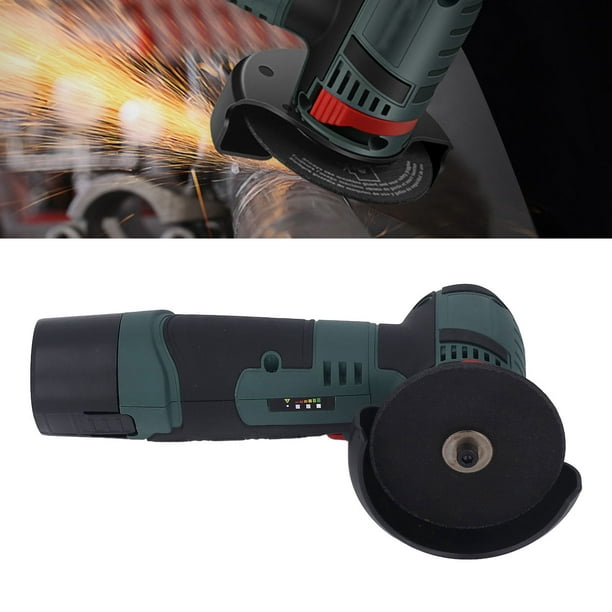 Cordless Angle Grinder Portable Brushless Rechargeable Mini Electric Grinding Tool 100 240V US Plug