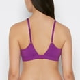 thumbnail image 3 of Cotton Scoop Bralette in Sparkling Grape, 3 of 5