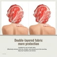 thumbnail image 2 of Disketp Beef Steaks Adjustable Sleeping Hair Cap, Hairband Sleeping Cap Turban, Unisex, Available for Curly and Straight Hair, 2 of 6