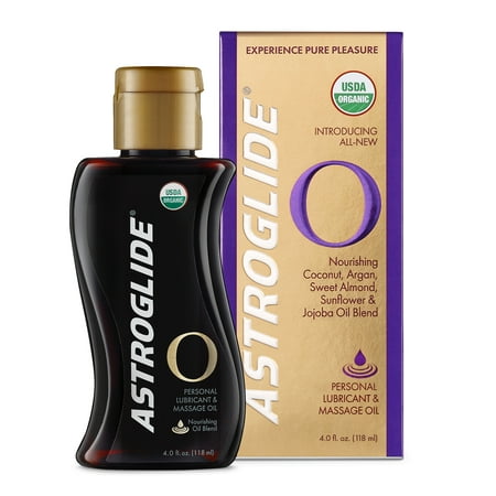 Astroglide O Organic Massage Oil & Personal Lubricant - 4 (Best Massage Oil And Lubricant)