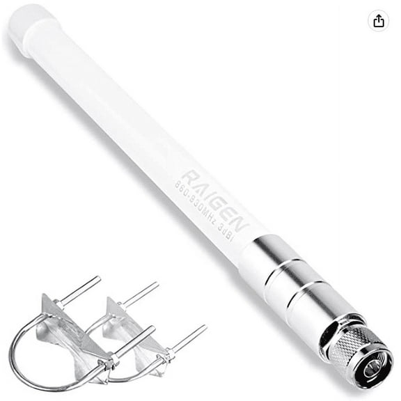 RAIGEN Helium Miner 3dBi Antenna LoRa 915 MHz 12in Indoor Omni-Directional HNT Hotspot for MNTD, Nebra, RAK, Bobcat, Syncrob, and Sensecap [Cables Sold Separately] (3 dbi)