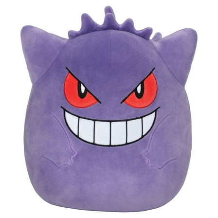 Squishmallows Original Pokemon 10 inch Gengar - Child's Ultra Soft Stuffed Plush Toy