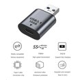 thumbnail image 4 of Adaptador USB 31 a USB 31tipo C convertidor Mini macho hembra Likrtyny  USB 31 Gen 2 Conector de transferencia de datos de alta velocidad 10gbps, 4 of 7