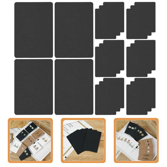 FRCOLOR 100Pcs Jewelry Display Cards Flower Earrings for Daily Needs