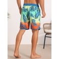 thumbnail image 3 of DARING DIVA Men's Swimming Elastic Liner Drawstring Beach Shorts with Pocket 36 Light Blue, 3 of 6