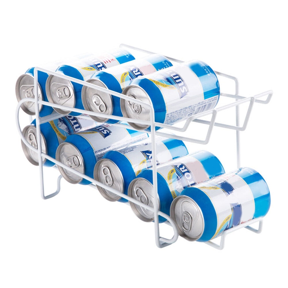 1PC Iron Fridge Beer Rack Soda Can Holder Portable Shelf Kitchen Organizer for Home Store Restaurant