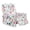 Flowers Pattern, variant on HELLHERO Anti Scratch 4 Pack Recliner Chair Slipcover for Pet, Polyester Spandex with Pocket Recliner Slipcover for Home Theater, Daisy & Rainbow Print