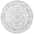 thumbnail image 4 of SAFAVIEH Mayflower Talbot Medallion Area Rug, Beige/Light Blue, 5'5" x 7'6", 4 of 9