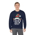 thumbnail image 5 of Butcher Elf Christmas Unisex Sweatshirt, S-2XL Holidays Xmas Elves, 5 of 9