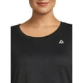 thumbnail image 3 of Reebok Women's and Women's Plus Legacy Core Knit Performance T-Shirt, Sizes XS-4X, 3 of 5