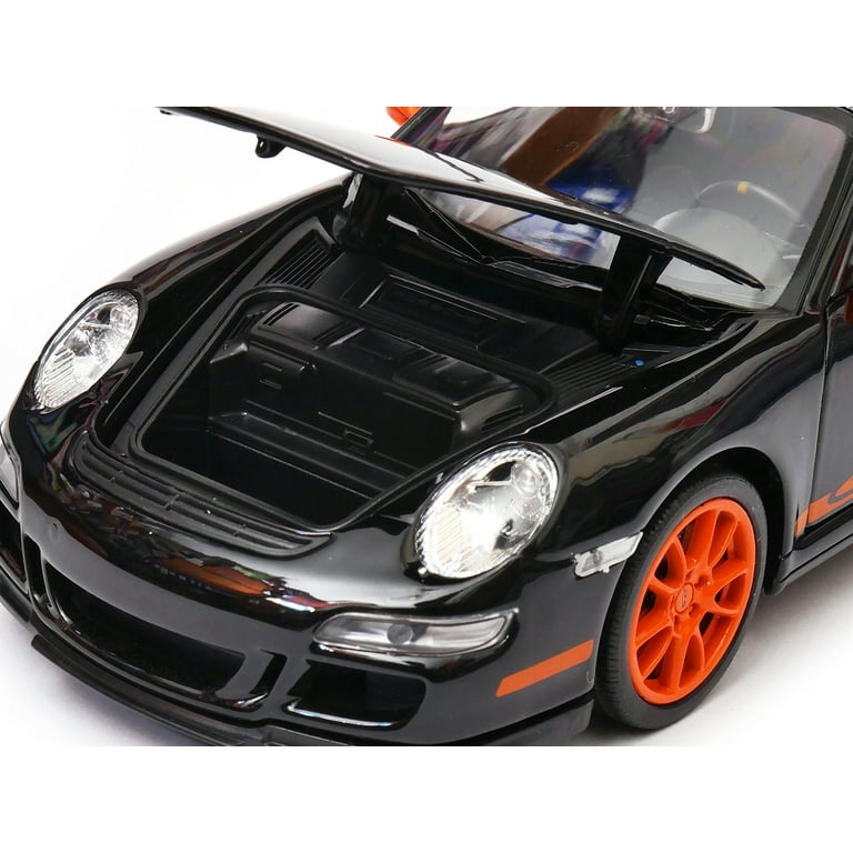 Porsche 911 (997) GT3 RS Black with Orange Accents 1/24-1/27