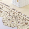thumbnail image 3 of PiccocasaVintage Flower Embroidery Table Runner Tassel Wedding Decor Tea Rose 40x150cm, 3 of 6