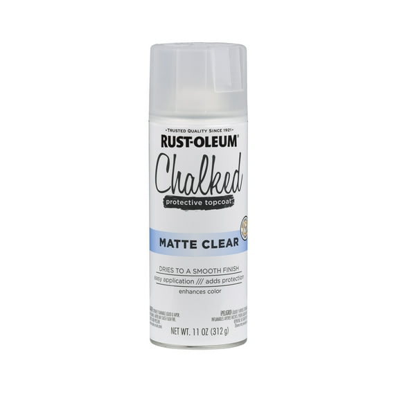 Clear, Rust-Oleum Chalked Ultra Matte Spray Paint, 11 oz