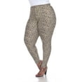 thumbnail image 2 of White Mark Women's Plus Size Printed Leggings, 2 of 4