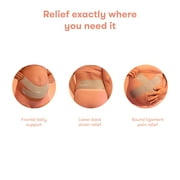 Frida Mom Pregnancy Pain and Strain Relief Tape Roll for Maternity Belly, Waterproof Pregnancy Support Belt Alternative, 18 ft