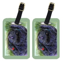 Pair of 2 Newfoundland Luggage Tags