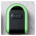 thumbnail image 4 of Key Safe Box Weatherproof Wall Mounted Key Lock Box 4 Digit Code Outdoor Key Security Storage Case ,Easy to Use, 4 of 5