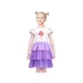 thumbnail image 2 of Girls Dress Ice Cream Purple Layered Tulle Cake Sundress Casual 7 Years, 2 of 6