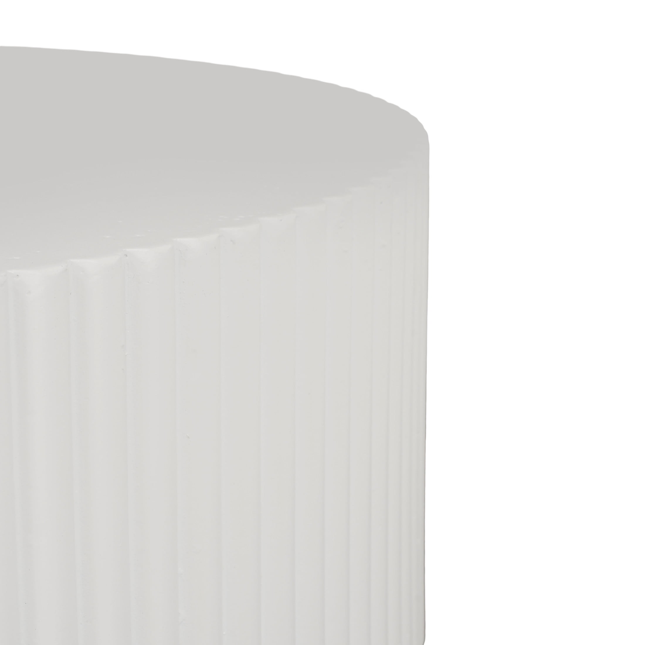 Christopher Knight Home 30" Patio MGO Propane Fire Pit Set, 40,000 BTU Ribbed Round Heater with Lid and Tank Cover, White