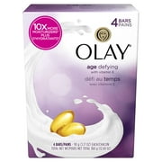 (4 pack) (4 pack) Olay Moisture Outlast Age Defying Beauty Bar, 3.17 oz, 4 count