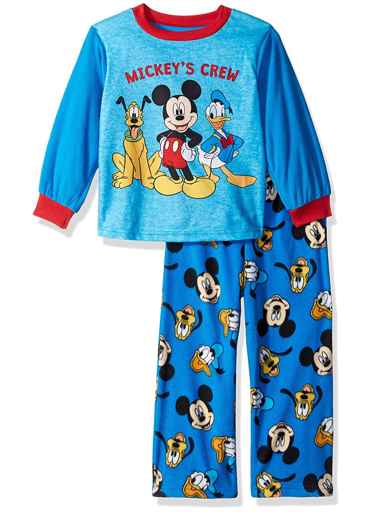 Baby Mickey Sleepwear Nightwear Sleepwear Pyjama Set Boys Girls Warm Outfits Set 
