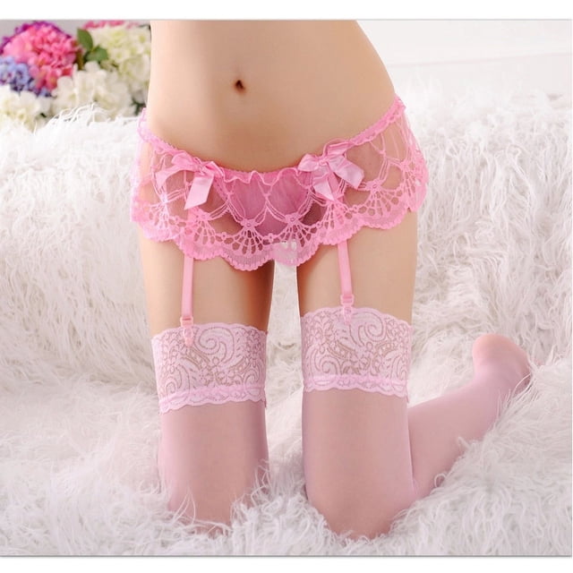 Perspectiva sexy Liga nudo tentación encaje fino mujer sexy Liga pantalones liga