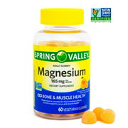 Spring Valley Magnesium Vegetarian Gummies, 165 mg, 60 Count