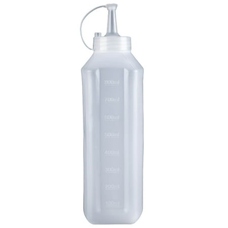 

NUOLUX 1pc 800ML Sauce Bottle Squeeze Bottle Seasoning Dispensers with for Ketchup