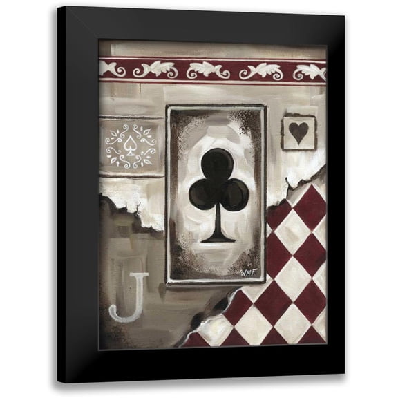 Fields, Wendy 11x14 Black Modern Framed Museum Art Print Titled - Cards II