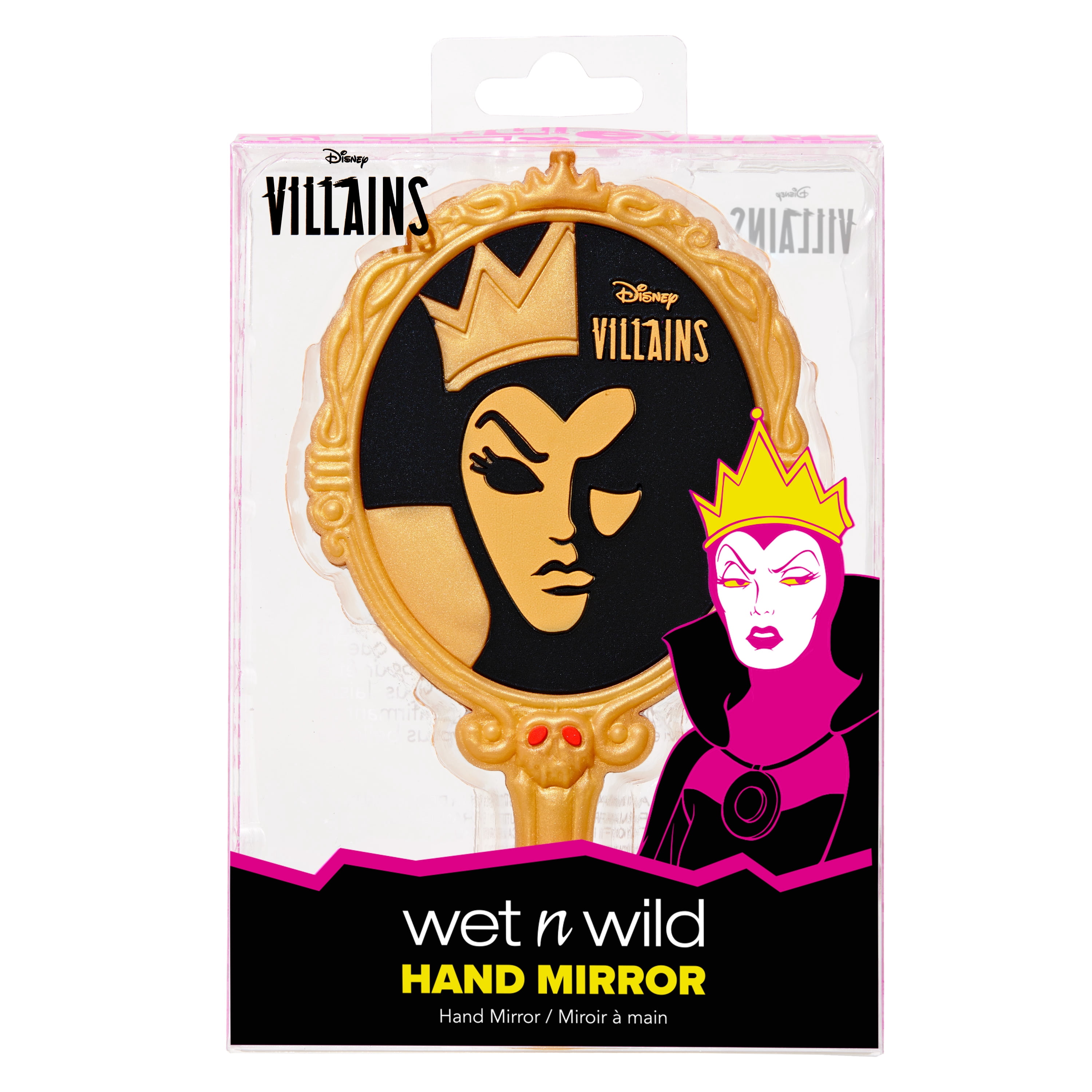 Wet n Wild Disney Villains, Evil Queen, Gold and Black Hand Mirror