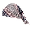 thumbnail image 3 of Turban Chimiothérapie Cancer Musulman Floral Extensible Foulard de Tête Tête de Mort Couvre-Chef Taille Unique, 3 of 7
