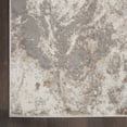 thumbnail image 4 of Nourison Elation Marbled Modern Indoor Rug Ivory Grey 2' x 3', 4 of 8