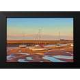 thumbnail image 2 of Fossey, George 14x11 Black Modern Framed Museum Art Print Titled - SUNSET BOAT I, 2 of 5