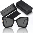 thumbnail image 6 of Ginsiom Trendy Oversized Square Sunglasses for Women Cat Eye Butterfly Womens Sun Glasses, 6 of 6