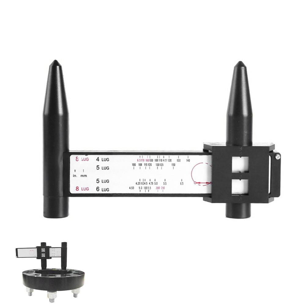 PCDs Measuring Gauge 8 Lugs Sliding Ruler | Automotive Wheel/Rim Pattern Measuring Tool, PCDs Ruler Sliding Caliper - Walmart.com