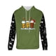 thumbnail image 5 of Sudadera con capucha para hombre, estilo casual, con cuello redondo, estampado, manga larga, blusa de poliéster, 5 of 5